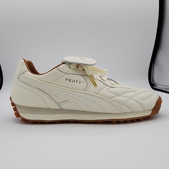 PUMA Fenty x Avanti VL Warm White Shoes Mens‎ 8.5 Leather 398672-02 NEW NWOT - Picture 2 of 11